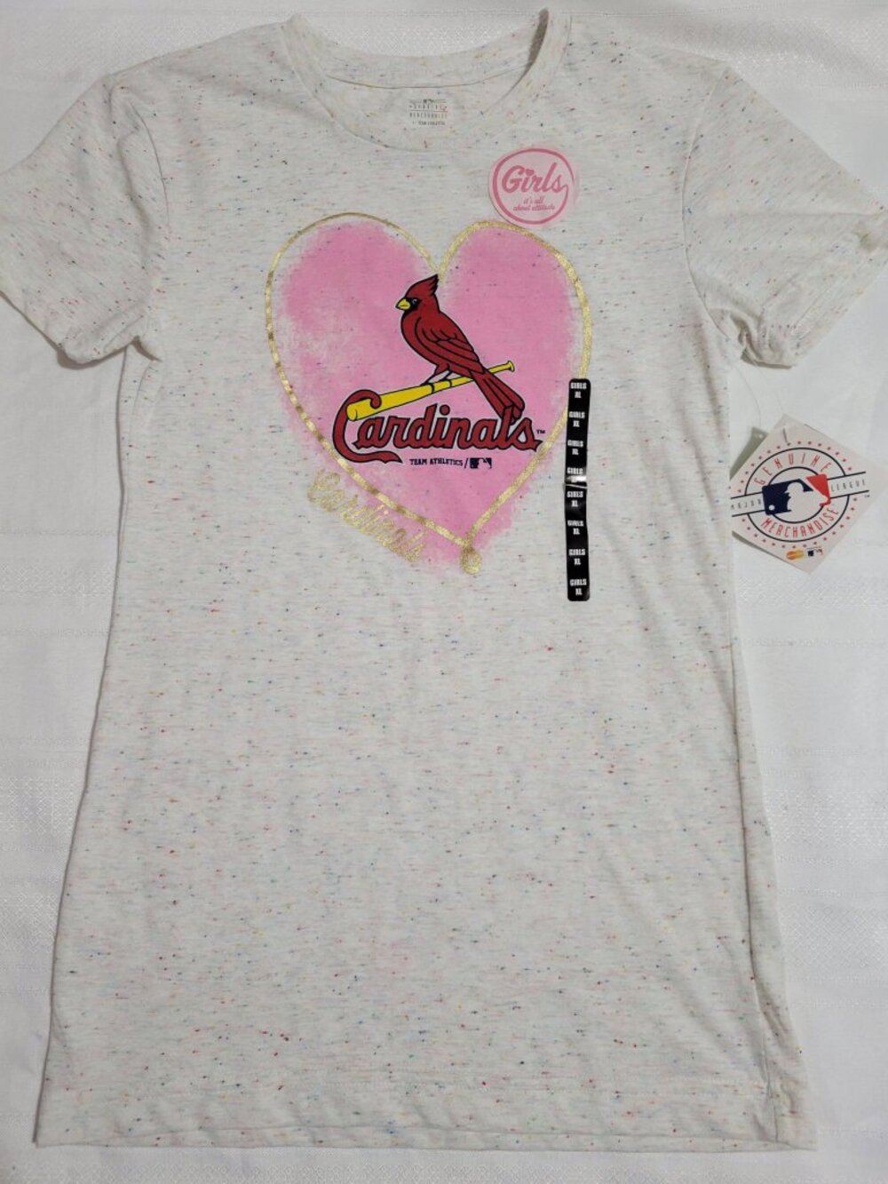 Genuine Merchandise MLB St Louis Cardinals Girls Size 14-16 Choice Shirt